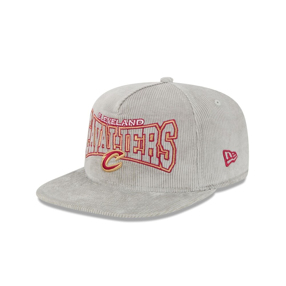 New Era Cleveland Cavaliers Gray Cord Golfer Hat - One Size
